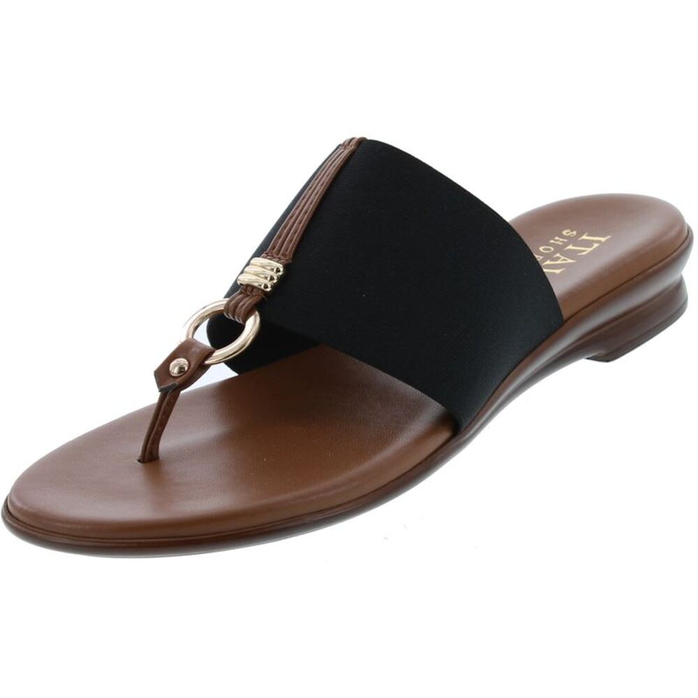 ITALIAN SHOEMAKERS Selah Black Womens sandals 6 NEW